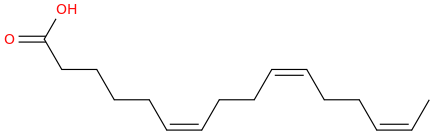 6,10,14 hexadecatrienoic acid, (6z,10z,14z) 